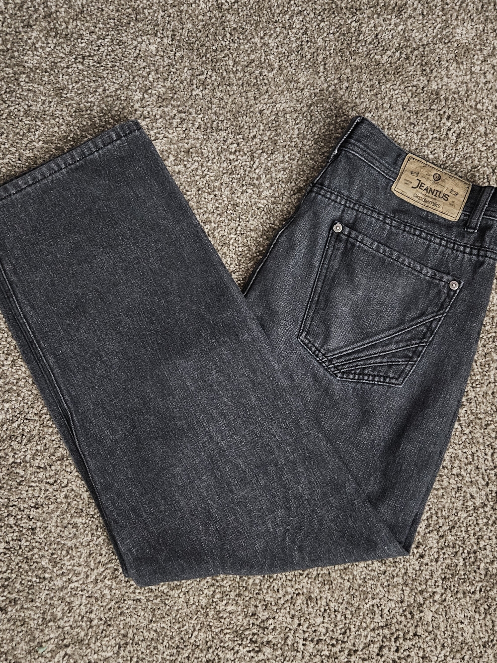 Akademiks Jeanius Jeans Men's 36x32 (34x30) Straight Leg Denim Street Casual Hip